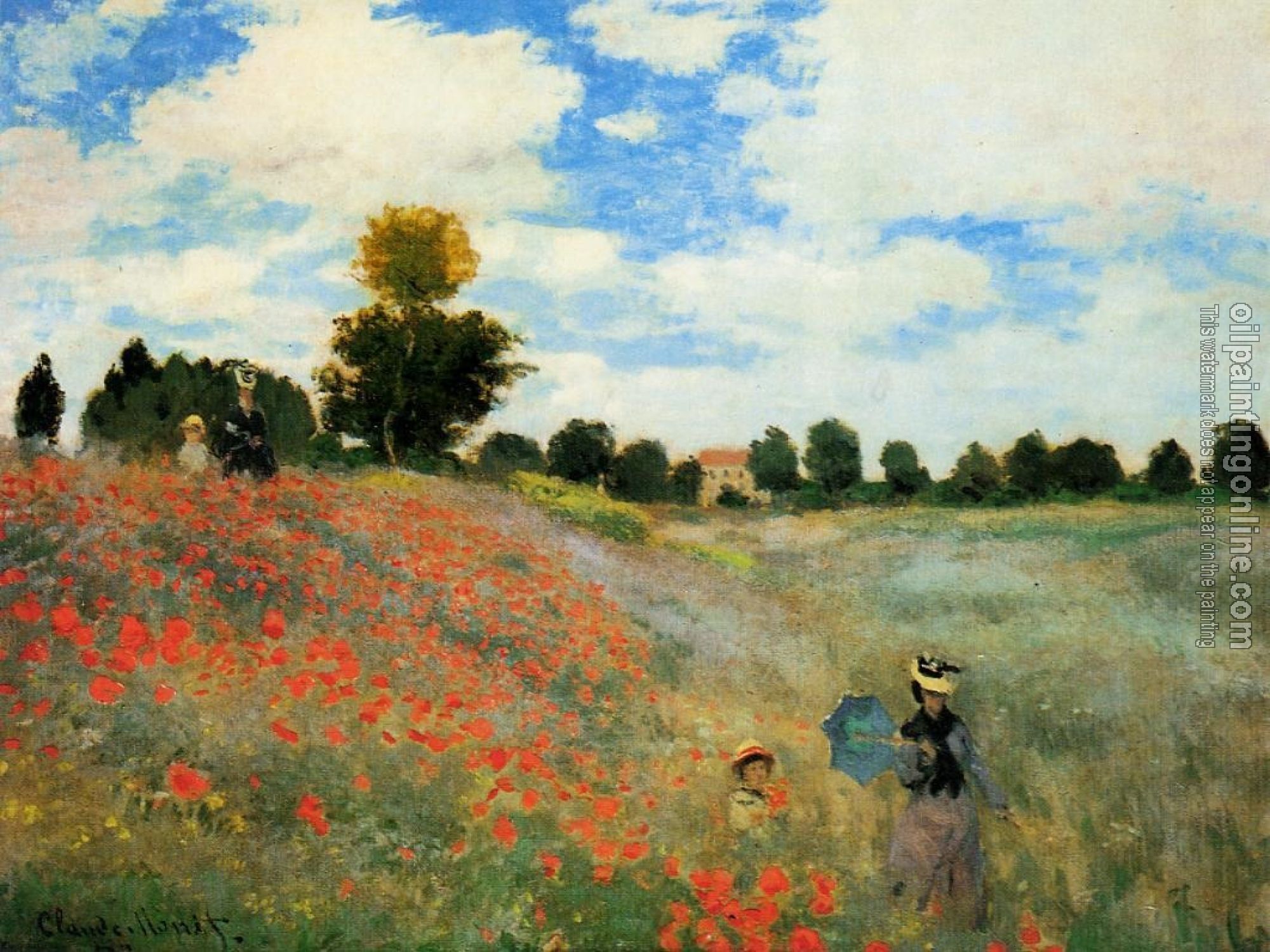 Monet, Claude Oscar - Poppies